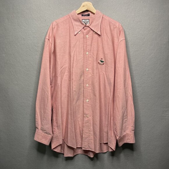 Faconnable Other - Faconnable Men's XXL Long Sleeve Button Down Shirt Pink Made in USA